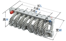 ALJ-819109型钢丝绳减振器 ALJ-819109型钢丝绳减振器